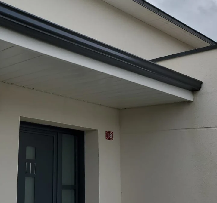 Habillage de la sous-face d’une casquette béton